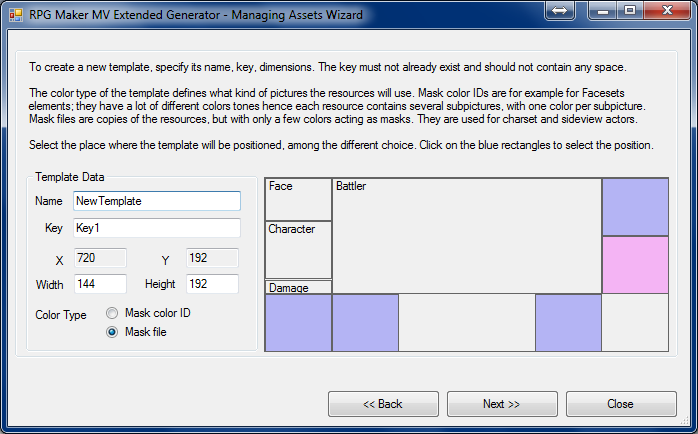 RPG Maker MV/MZ Extended Generator - Version 0.68 - Update on the 10th  April 2021