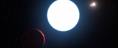 Une exoplanète autour de 3 soleils