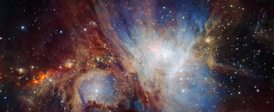 Vue infrarouge profonde de la nébuleuse d'Orion