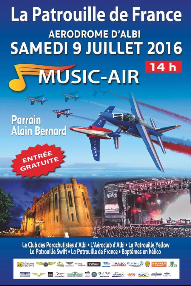 Music Air ,patrouille de france 2016, Meeting Aerien albi, Meeting Aerien 2016,Airshow 2016, French Airshow 2016