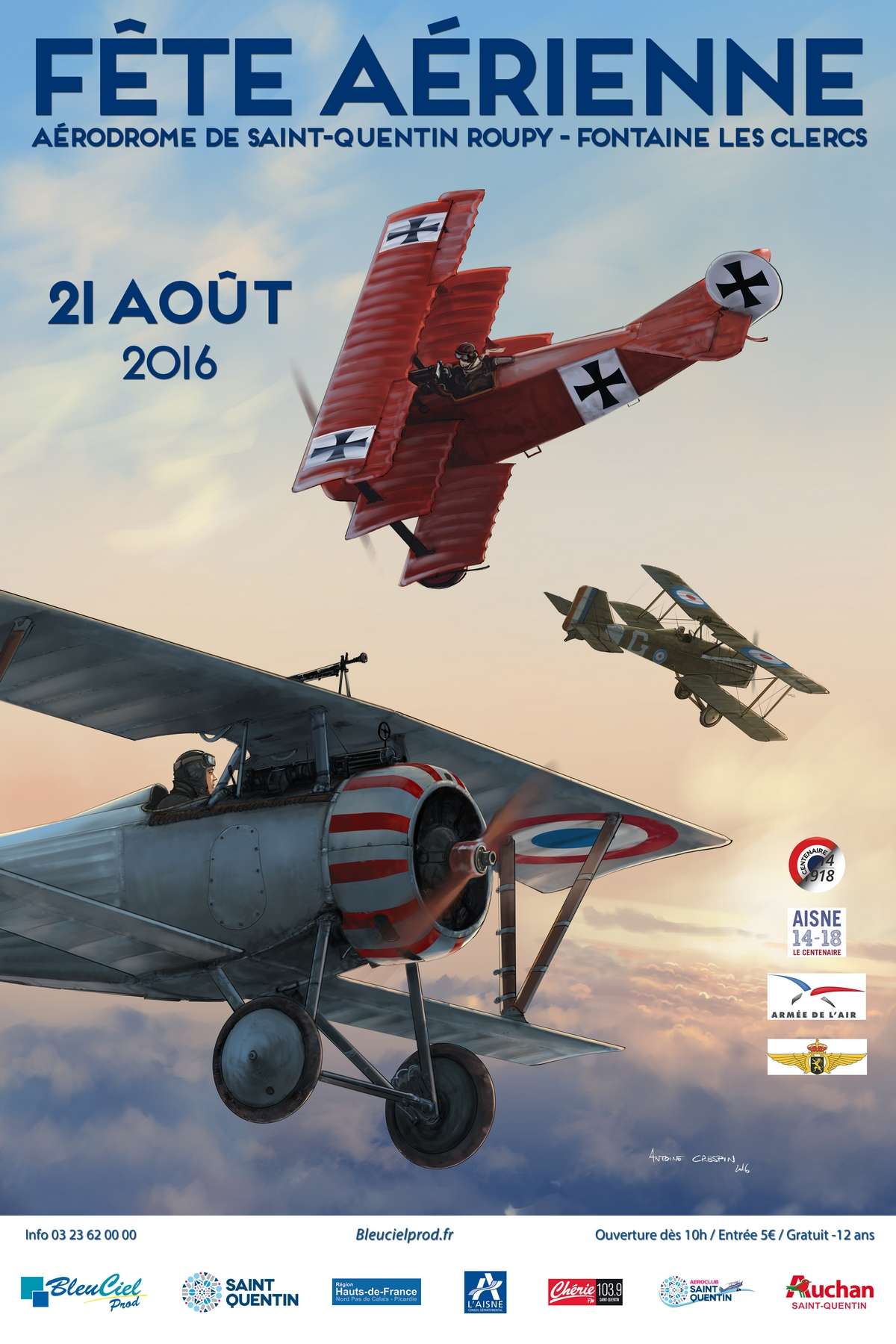 Fête Aérienne ST-Quentin/Roupy 2016, Meeting Aerien 2016, Airshow 2016, French Airshow 2016