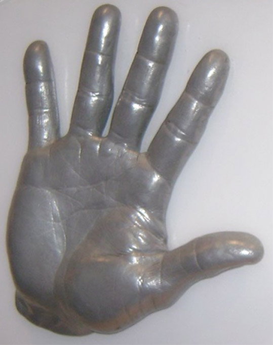 Robin William's hand cast.