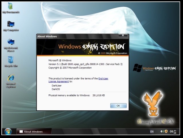 Windows XP Dark Edition V.7 SP3 SATA Driver Activated