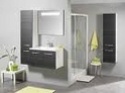 Meuble salle de bain design couleur