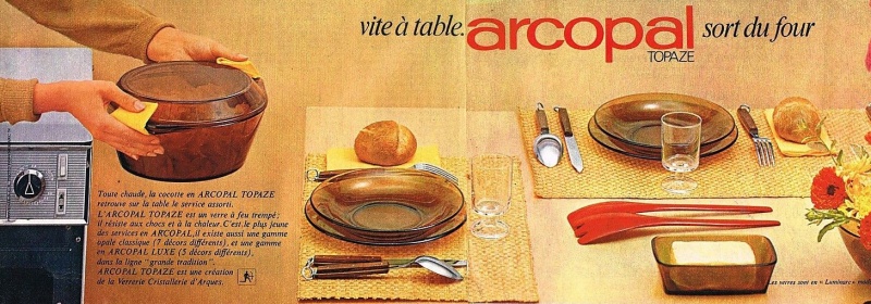 Arcopal, la vaisselle des années 70-80, par Nath-Didile - Les