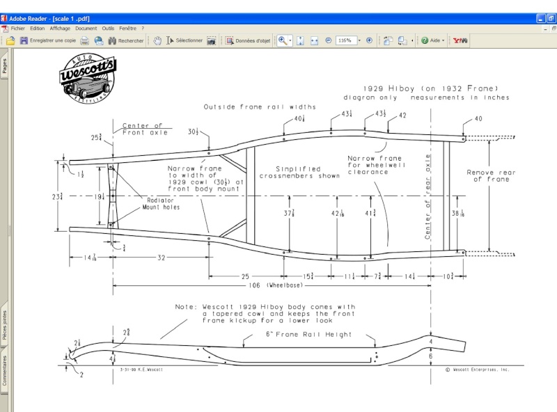 32 Ford chassis drawings #8