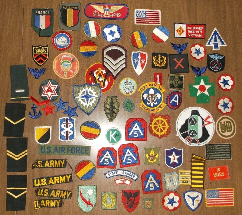 ww1 ww2 vietnam patch lot - ARMY AND USAAF - U.S. Militaria Forum