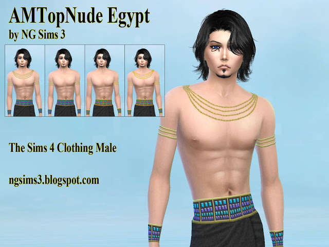 Tenues Egyptiennes pour les Sims